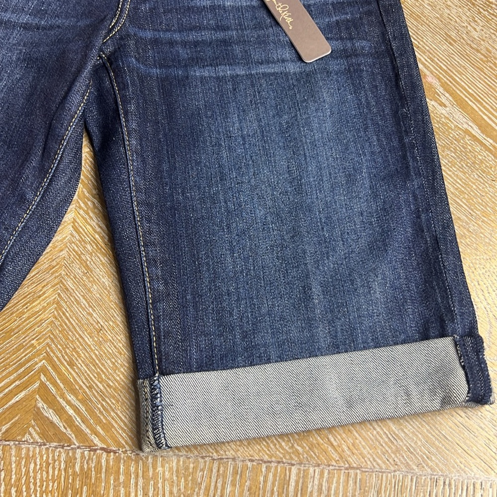 KUT FROM THE KLOTH Dark Blue Denim Shorts 2 - Picture 5 of 10